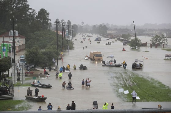 hurricane Harvey flood