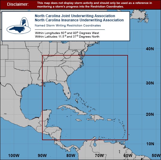 The Box Insurance binding restriction atlantic ocean