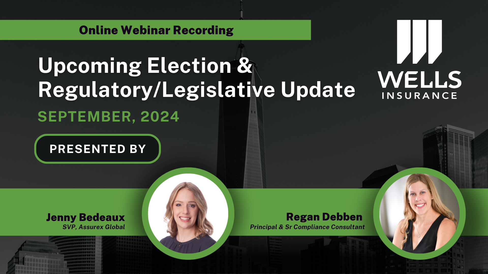 Upcoming Election & Regulatory/Legislative Update