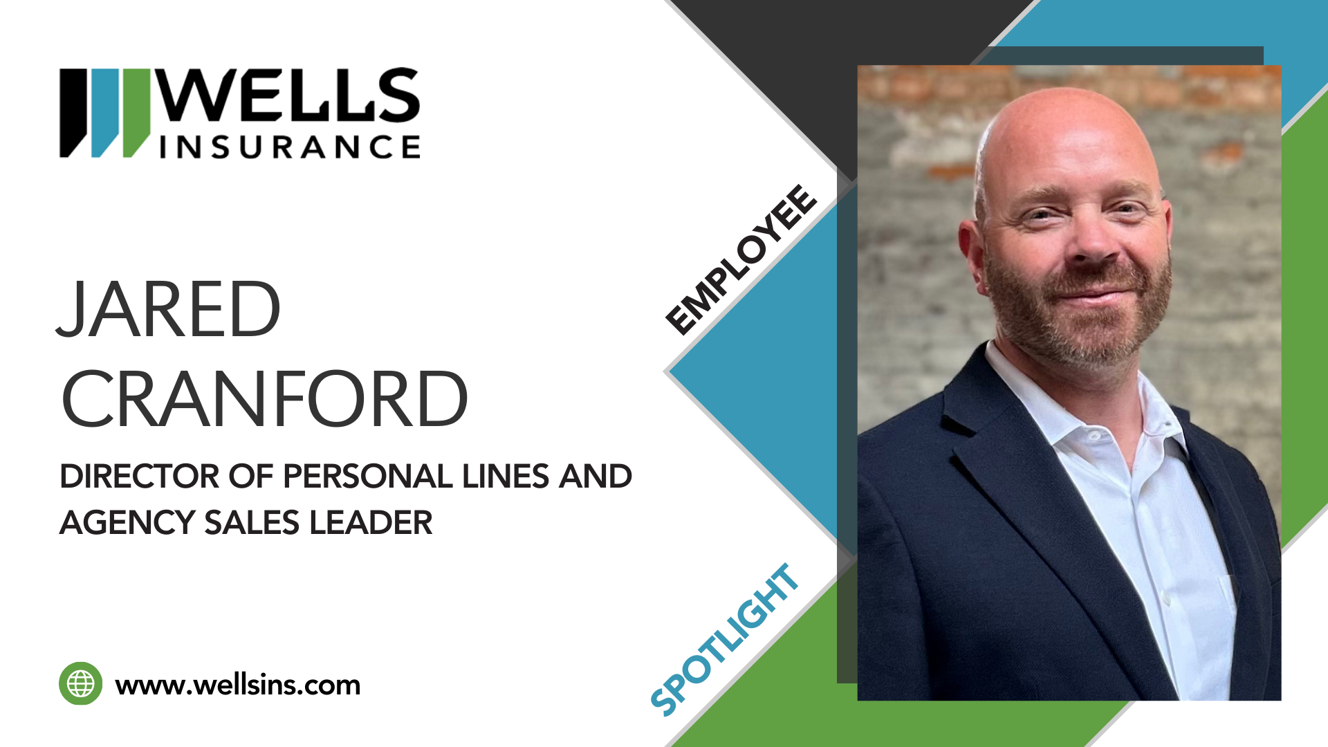 Jared Cranford Director of Personal Lines and Agency Sales Leader